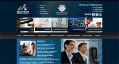 Desktop Screenshot of maxitech.com.br