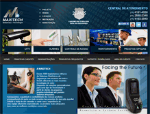 Tablet Screenshot of maxitech.com.br
