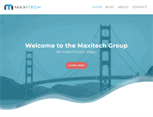 Tablet Screenshot of maxitech.com