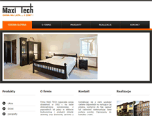 Tablet Screenshot of maxitech.pl